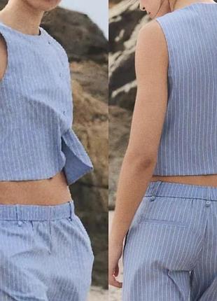 Распродажа! костюм летний брючный хлопок zara