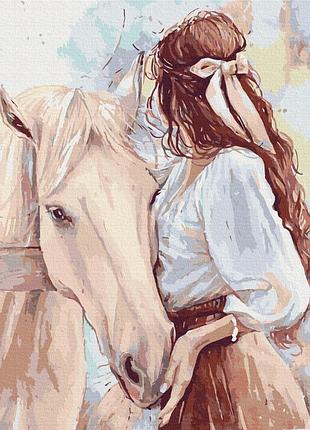 Картина за номерами "шляхетний друг" bs52764 (48x60 см l)