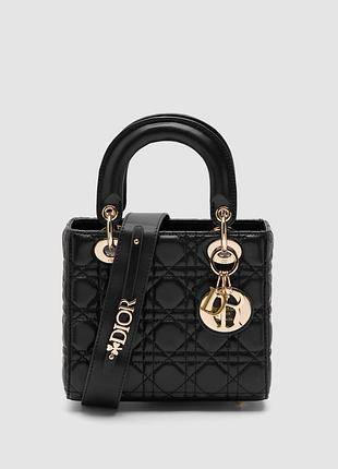 Сумка small lady диор my  bag black