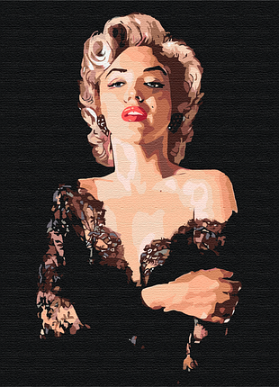 Картины по номерам «чувствительная мэрилин» bs51531 (48x60 см l)