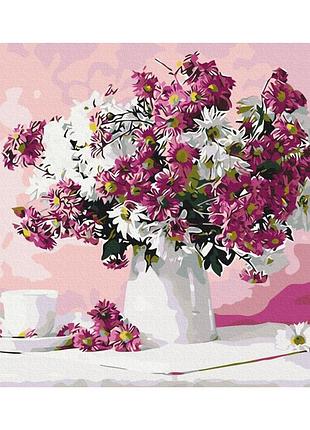 Картины по номерам «натюрморт в розовых тонах» bs8746 (48x60 см l)