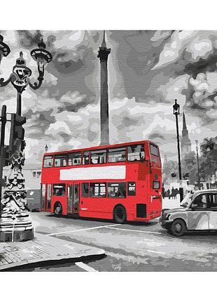 Картина за номерами "автобус в лондоні" bs8246 (40x50 см)
