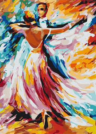 Картина за номерами "кольори вальсу" bs52217 (48x60 см l)