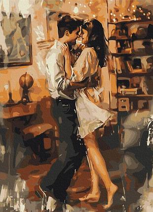 Картина за номерами "в обіймах кохання" bs53918 (40x50 см)