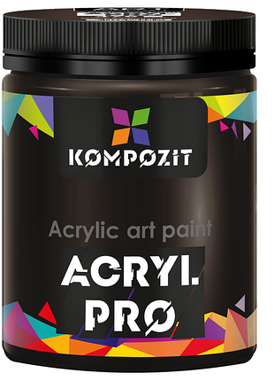 Краска художественная acryl pro art kompozit 430 мл, 476 марс коричневый