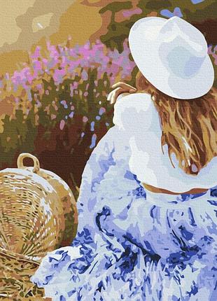 Картина за номерами "улюблена лаванда" bs37604 (40x50 см)