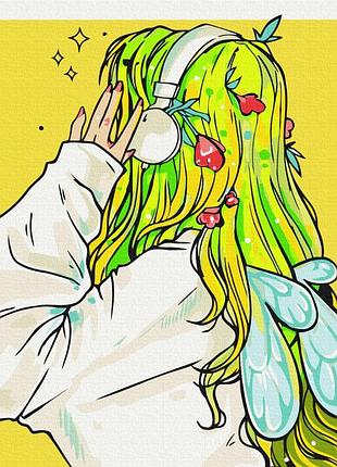 Картина за номерами "playlist феї @nila_art_art" bs53520 (40x50 см)