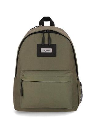 Рюкзак bagland stylish m 17 л хаки (0054969)