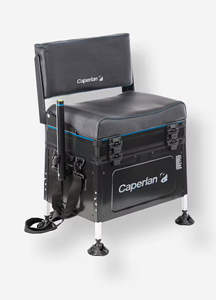 Риболовний стілець кошик для сидіння caperlan csb comfort до 110кг чорний