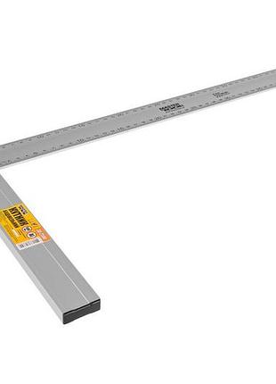 Кутник будівельний алюмінієвий mastertool 500 мм ручка al 30-2500