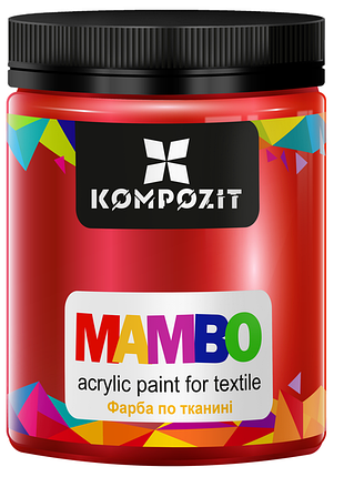 Краска по ткани мамво art kompozit, 450 мл, 10 красный