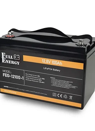 Аккумулятор lifepo4 литий железо фосфатный 12.8в 100ач с bluetooth full energy feg-12100-1