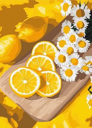Картины по номерам «juicy lemon» bs54311 40×50 см