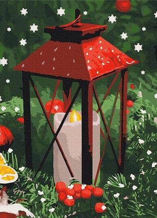 Картины по номерам «свет новогоднего вечера» bs52752 (40x50 см)