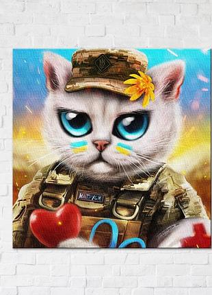 Плакат «кошачий доктор ©марианна пащук» cn53118 (30x30 см s)