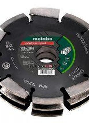 Алмазный универсальный фрезеровальный круг metabo professional cd3 up 125x28.5x22.23 мм, 628299000