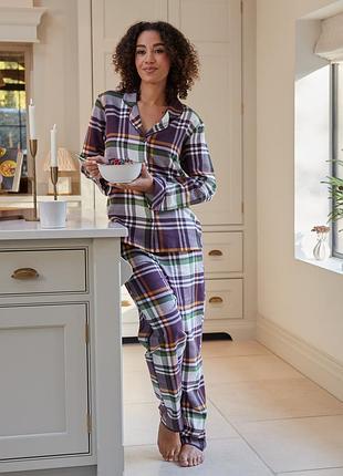 Пижама женская cyberjammies wild slumber 5633-5634 стильный домашний комплект 100% хлопок с начесом