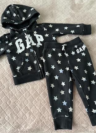 Спортивний костюм gap на флісі для дівчинки 2 роки 86-92