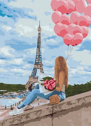 Картина за номерами "кращий день в парижі" bs32297 (40x50 см)