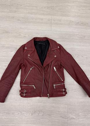 Шкіряна косуха zara