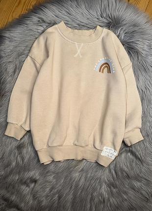 Гарний стильний світшот oversize угісекс на 3/4р george