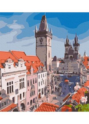 Картины по номерам «вид на очаровательную прагу» bs51647 (40x50 см)