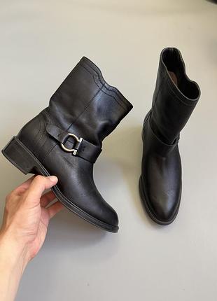 Сапоги salvatore ferragamo black 36(23cm)