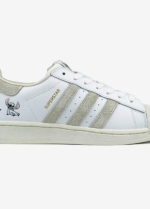 Кросівки adidas superstar cloud white disney stitch