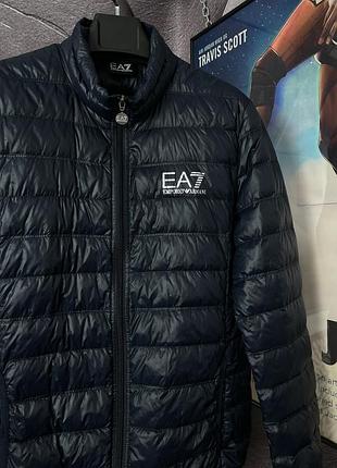 Куртка чоловіча emporio armani в чорному кольорі