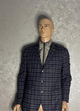 Шерстяний піджак жакет benvenuto, xxl 52р