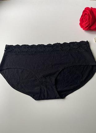 Красивые хлопковые трусики с кружевом george 22p.