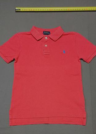 Плечи 32 см polo ralph lauren size 7 малиновое поло made in guatemala 
100% cotton