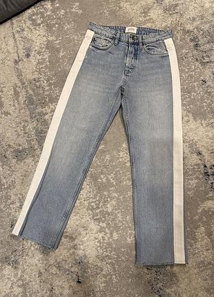 Джинси з лампасом zara 36