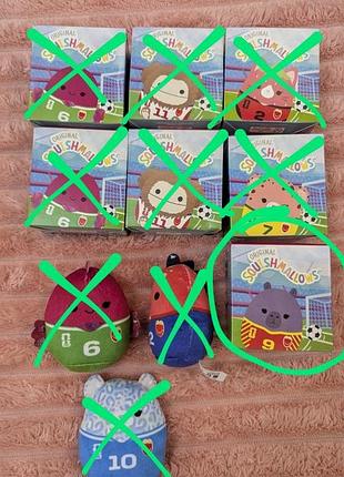 Іграшки макдональдс macdonald's squishmallows x fifa world cup 2026 капибара