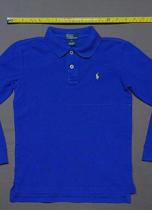 Плечі 31 см polo ralph lauren size 7   поло з довгим рукавом  колір морський синій 
100% cotton