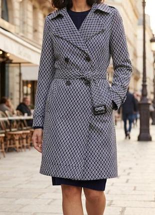 Тренч женский синего цвета m&amp;s