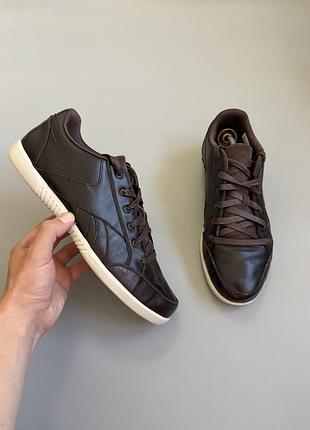 Кеды reebok oakdale lowa leather brown 44(28cm) zig kinetica