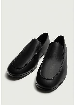 Шкіряні лофери zara