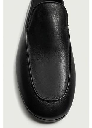 Шкіряні лофери zara 2