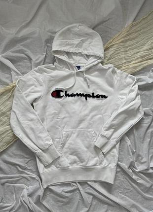 Біле худі champions