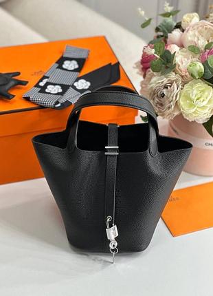 Hermes picotin чорна сумка