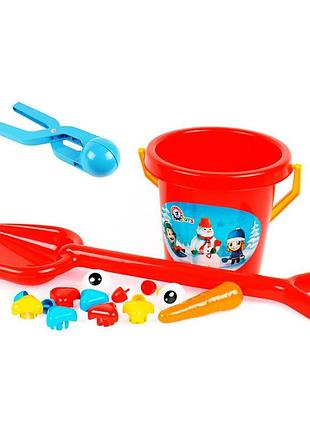 Игрушка «набор для снеговика» 7730txk(blue-red) со снежколепом