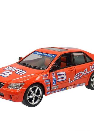 Модель автомобиля "lexus i300" kt 5072 w(orange) 1:32 - 1:36