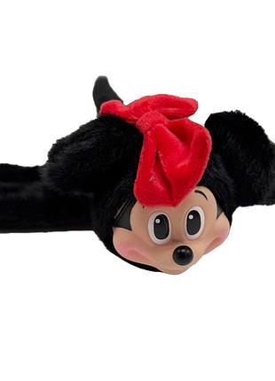 Дитяча м'яка іграшка-браслет "мікі маус" sht-mickey 19 см