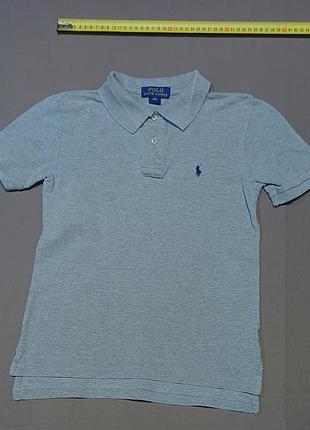 Плечі 35 см polo ralph lauren size м(8)   сіре  поло  
100% cotton