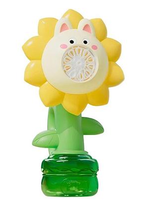 Мыльные пузыри flower bubble machine bjc-5a(bunny-yellow) со светом
