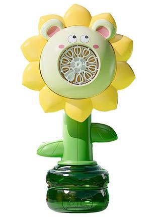 Мыльные пузыри flower bubble machine bjc-5a(bear-yellow) со светом