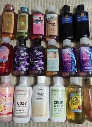 Гели для душа bath &amp; body works.