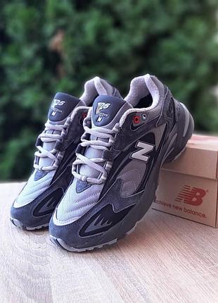 Женские качественные и стильные кроссовки new balance 725 ml725 темно серые