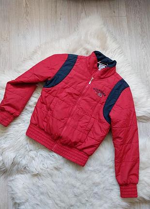 ❤️💜💚 крутая красная куртка tommy hilfiger